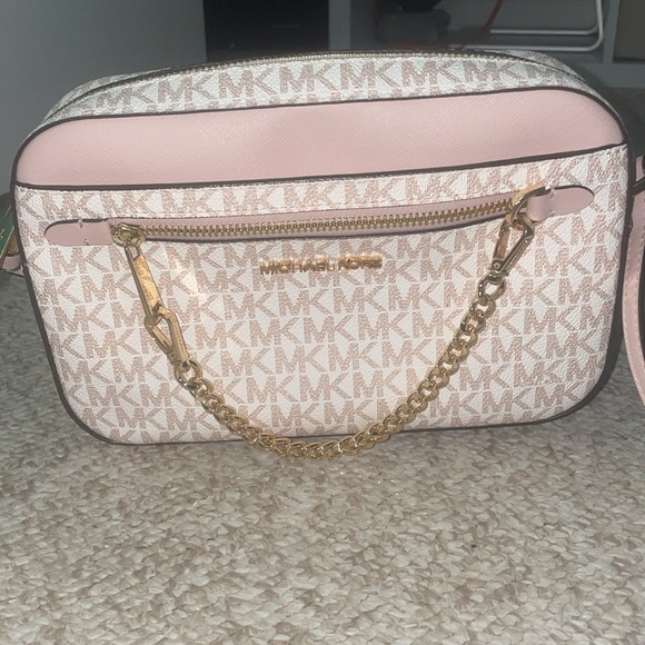 Michael Kors Jet Set Large Logo Crossbody Bag - Picture 10 of 10